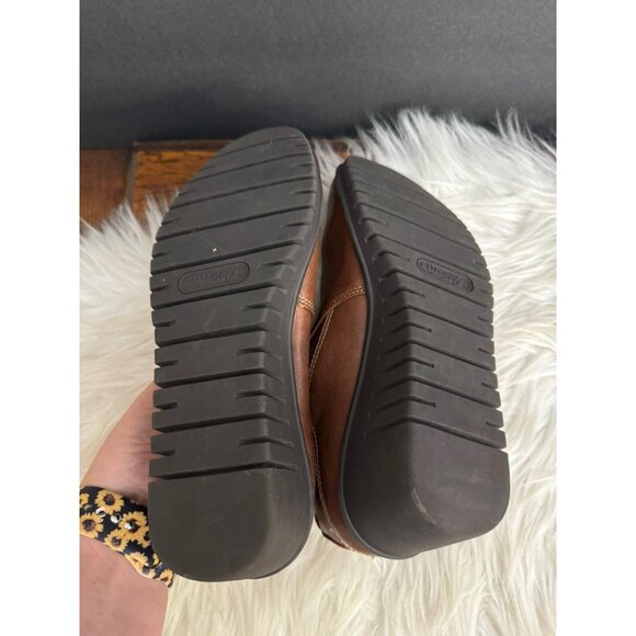 Eurosofft Size 8M Jaylee Brown Wedge Leather Pull On Boot Bootie‎ Comfort - Picture 8 of 12